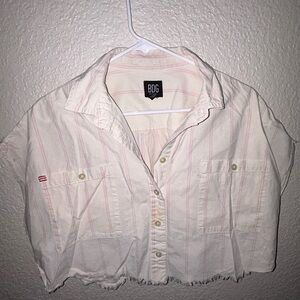 Cropped Button Down